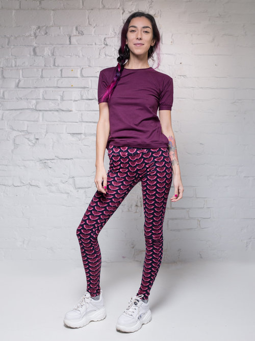 Легінси Pattern_бордо 