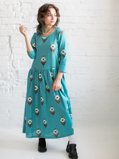 Сукня Linen_Блакитний