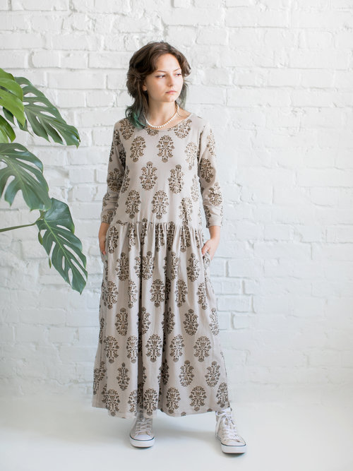 Сукня Linen_Світло сірий